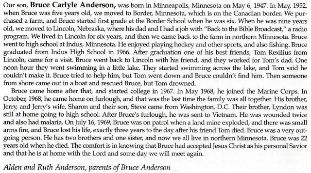 Bruce C Anderson
