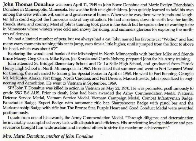 John T Donahue