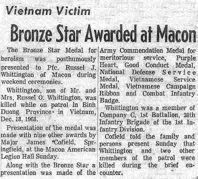 Bronze Star Award Ceremony