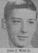 SGT JOHN J WITTS, Jr SGT JOHN J WITTS, Jr